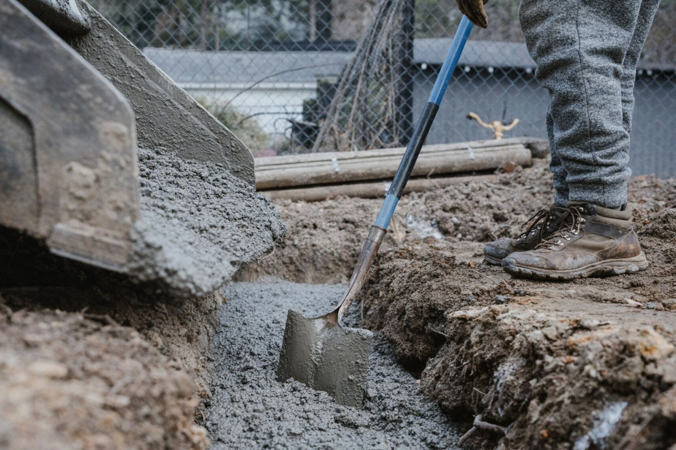 Concrete footings in Jackson, TN